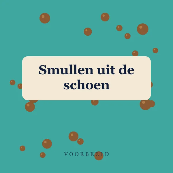 Het paard van Sinterklaas steekt zijn hoofd door het open raam en smult met de ogen dicht van de wortel uit een kinderschoen.